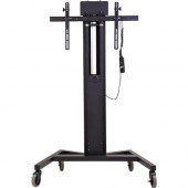 Video Furniture International VFI Plasma/LCD/Touch Screen Mobile Electric Lift Stand - Up to 90" Screen Support - 265 lb Load Capacity - Flat Panel Display Type Supported - Black PM-XFL-LIFT