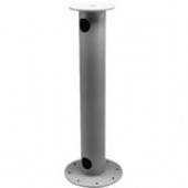Pelco PM2010 Universal Pedestal Mount - Aluminum - 125 lb - Gray - TAA Compliance PM2010