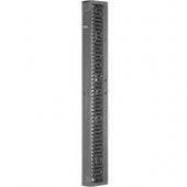 Panduit Cable Manager - Black - 1 Pack - Steel, Acrylonitrile Butadiene Styrene (ABS) - TAA Compliance PR2VFD0679