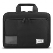 Solo Carrying Case for 11.6" Chromebook, Notebook - Black - Drop Resistant, Bacterial Resistant, Water Resistant - Fabric - Handle - 1 Pack PRO153-4