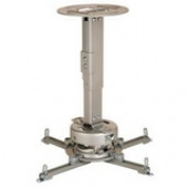 Peerless PRS-EXA-S Adjustable Projector Ceiling / Wall Mount Kit - 25 lb - Silver PRS-EXA-S
