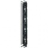 Panduit PatchRunner PRVF696 Cable Manager - Cable Manager - Black - 1 Pack - 52U Rack Height - 23" Panel Width - Steel, ABS Plastic - TAA Compliance PRVF696