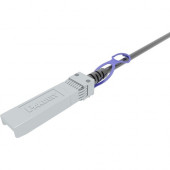 Panduit 10Gig SFP+ Direct Attach Passive Copper Cable Assemblies - 16.40 ft Twinaxial Network Cable for Network Device, Server, Switch, Computer - First End: 1 x SFP+ Network - Second End: 1 x SFP+ Network - 25 Gbit/s - Shielding - 26 AWG - Blue - 1 PSF1P