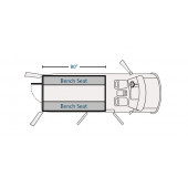 Havis PRISONER TRANSP INSERT 15-21 FORD TRANS - TAA Compliance PT-F06-80-1