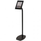Peerless -AV Kiosk Floor Stand For iPad Tablets - Up to 10" Screen Support - 5.07 lb Load Capacity - 49.5" Height x 11.5" Width x 16.2" Depth - Powder Coated - Black - RoHS, TAA Compliance PTS510I