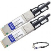 AddOn Cisco Compatible TAA Compliant 10GBase-CU QSFP+ to SFP+ Direct Attach Cable (Passive Twinax, 5m) - 100% compatible and guaranteed to work - TAA Compliance QSFP-SFP10G-CU-5M-AO