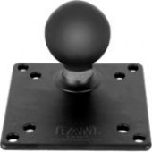 National Products RAM Mount Mounting Adapter - Aluminum, Rubber - TAA Compliance RAM-D-246U-IN1