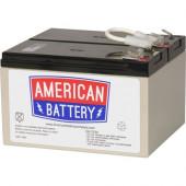American Battery  ABC UPS Battery Pack - 9000 mAh - 12 V DC - Sealed Lead Acid (SLA) - Spill-proof/Maintenance-free - Hot Swappable - 3 Year Minimum Battery Life - 5 Year Maximum Battery Life RBC109