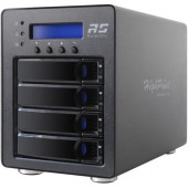 HighPoint RocketStor 6540S Drive Enclosure U.2 - Mini-SAS HD Host Interface Desktop - Black - 4 x SSD Supported RS6540S