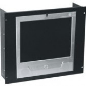 Middle Atlantic Products Custom LCD Mount, 9 RU, 5"D, Anodized - 19" 9U Wide Rack-mountable for Monitor, LCD - Black Powder Coat - Steel, Steel, Steel, Aluminum RSH4A9-LCD
