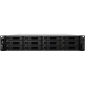 Synology RX1217 Drive Enclosure Rack-mountable - 12 x HDD Supported - 12 x SSD Supported - 12 x Total Bay - 12 x 2.5"/3.5" Bay - Serial ATA/600 - Infiniband - Cooling Fan RX1217