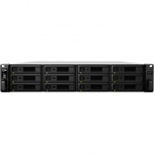 Synology RX1217RP Drive Enclosure Rack-mountable - 12 x HDD Supported - 12 x SSD Supported - 12 x Total Bay - 12 x 2.5"/3.5" Bay - Serial ATA/600 - Infiniband - Cooling Fan RX1217RP