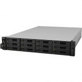 Synology RXD1215SAS Drive Enclosure - 2U Rack-mountable - 12 x HDD Supported - 12 x Total Bay - 12 x 2.5"/3.5" Bay - SAS, Serial ATA - SAS - Cooling Fan-RoHS Compliance RXD1215SAS