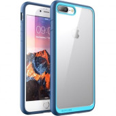 I-Blason iPhone 8 Plus Unicorn Beetle Style - For Apple iPhone 8 Plus Smartphone - Blue, Transparent - Smooth - Polycarbonate, Thermoplastic Polyurethane (TPU) S-IPH8P-U-BE/NY