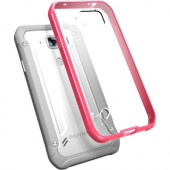I-Blason Galaxy S6 Active Halo Scratch Resistant Hybrid Clear Case - For Smartphone - Clear, Pink - Scratch Resistant, Slip Resistant, Impact Resistant S6ACT-HALO-PN