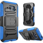 I-Blason Prime Carrying Case (Holster) Smartphone - Blue - Impact Resistant, Shock Resistant - Silicone, Polycarbonate - Holster, Belt Clip S6ACT-PRIME-BL