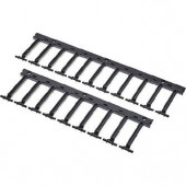 Eaton Replacement Finger Section, 11U, Includes Hardware - Cable Manager - Black - 11U Rack Height - TAA Compliance SB860FSKFB