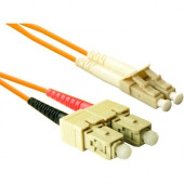 ENET 4M SC/LC Duplex Multimode 50/125 OM2 or Better Orange Fiber Patch Cable 4 meter SC-LC Individually Tested - Lifetime Warranty SCLC-50-4M-ENC