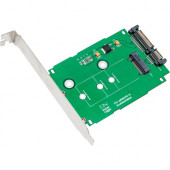 SYBA IO Crest M.2 NGFF to 2.5" SATAIII Card with Full & Low Profile Brackets SI-ADA40083