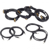 Black Box Secure Secure KVM Dual-Head DVI-I Cable Kit - 6-ft. - TAA Compliance SKVMCBL-DHDVI-6