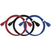 Raritan SecureLock Standard Power Cord - For PDU - 120 V AC Voltage Rating - Black SLC14C19-4FT-6PK