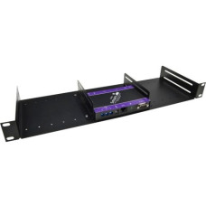 Smart Board SmartAVI 1U Universal Half Rack Shelf System - For Video Console/Extender, LAN Switch - 1U Rack Height x 19" Rack Width - Rack-mountable - Black Powder Coat - 10 lb Maximum Weight Capacity SM-RACK