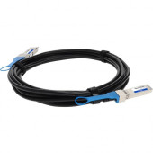 AddOn Twinaxial Network Cable - 16.40 ft Twinaxial Network Cable for Network Device, Transceiver - First End: 1 x QSFP28 Network - Second End: 1 x SFP28 Network - 25 Gbit/s - 26 AWG - Black - 1 - TAA Compliant - TAA Compliance MC2309130-005-25G-AO