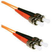 ENET 10M ST/ST Duplex Multimode 50/125 OM2 or Better Orange Fiber Patch Cable 10 meter SC-ST Individually Tested - Lifetime Warranty ST2-50-10M-ENC