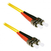 ENET 30M ST/ST Duplex Single-mode 9/125 OS1 or Better Yellow Fiber Patch Cable 30 meter ST-ST Individually Tested - Lifetime Warranty ST2-SM-30M-ENC