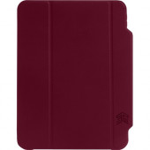 STM Goods Dux Studio Rugged Carrying Case (Folio) for 12.9" Apple iPad Pro (3rd Generation), iPad Pro (4th Generation) Tablet - Dark Red - Bump Resistant, Scratch Resistant, Drop Resistant - Polycarbonate Back - 11.7" Height x 9.2" Width x 