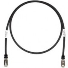 Panduit Cat.6a S/FTP Patch Network Cable - 13 ft Category 6a Network Cable for Network Device - First End: 1 x RJ-45 Male Network - Second End: 1 x RJ-45 Male Network - Patch Cable - Shielding - 26 AWG - Black - 25 - TAA Compliance STP6X13BL-Q
