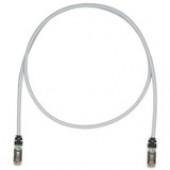 Panduit Cat.6a S/FTP Patch Network Cable - 9 ft Category 6a Network Cable for Network Device - First End: 1 x RJ-45 Male Network - Second End: 1 x RJ-45 Male Network - Patch Cable - Shielding - 26 AWG - International Gray - 25 - TAA Compliance STP6X9IG-Q