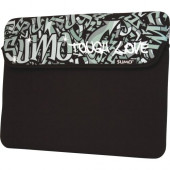 Mobile Edge SUMO Graffiti iPad Sleeve (Black) - Sleeve - Neoprene - Black SUMO-IPADSG1