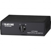 Black Box Fiber Optic A/B Desktop Switch - Latching with SC Single-Mode Connectors - - Manual - TAA Compliant - TAA Compliance SW1036A