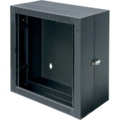 Middle Atlantic Products SWR Series Shallow Wall Rack - 19" 21U Wide x 11.88" Deep Wall Mountable - Black - 150 lb x Maximum Weight Capacity SWR-12-12