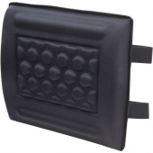 SYBA IO Crest GEL Back Support Pad - Comfortable, Pressure Reliever - 13" x 2.8" x 12.2" - Black SY-ACC65071