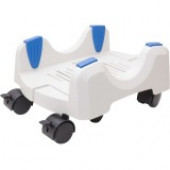 SYBA IO Crest CPU Stand - 80 lb Load Capacity - Floor - Plastic - Beige SY-ACC65091