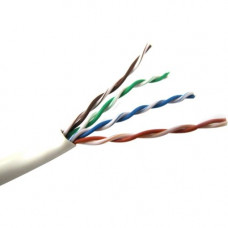 Weltron Cat5E Solid Plenum (CMP) 4 Pair - 1000 ft Category 5e Network Cable for Network Device - Bare Wire - Bare Wire T2404L5EP