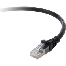 Belkin Cat.6 UTP Patch Cable - RJ-45 Male Network - RJ-45 Male Network - 14ft - Black TAA980-14-BLK-S