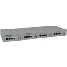 Hanwha Techwin TEC-F16 16 Channel Ethernet over UTP Extender With Pass-Through PoE - 16 x Network (RJ-45) TEC-F16