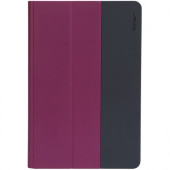 Targus Fit-n-Grip THZ66207GL Carrying Case (Folio) for 8" Tablet, Digital Text Reader - Purple - Drop Resistant - MicroFiber Interior - 10" Height x 7.3" Width x 0.6" Depth THZ66207GL
