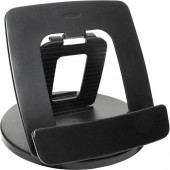 Kantek Rotating Foldable Desk Top Tablet Stand, Black - 10" x 11" x 2" x - 1 - Black TS680