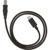 Accell USB-C to B USB 2.0 Cable - 3 ft USB Data Transfer Cable for Computer - First End: 1 x Type C Male USB - Second End: 1 x Type B Male USB - 480 Mbit/s - Black U193B-003B