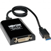 Tripp Lite USB 3.0 to VGA DVI Adapter SuperSpeed 512MB SDRAM 2048x1152 1080p - 512MB SDRAM - 2048x1152,1080P" - RoHS Compliance U344-001-R