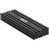 Tripp Lite U457-1M2-NVMEG2 Drive Enclosure PCI Express NVMe - USB 3.1 (Gen 2) Type C Host Interface - UASP Support External - Black - 1 x SSD Supported - Metal U457-1M2-NVMEG2