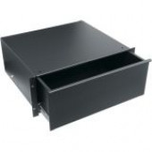 Middle Atlantic Products UD4 Rack Drawer - 19" 4U Wide - Black - 50 lb x Maximum Weight Capacity UD4