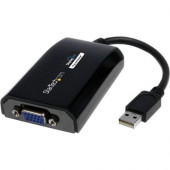 Startech.Com USB to VGA Adapter - External USB Video Graphics Card for PC and MAC- 1920x1200 - 6.50" USB/VGA Video Cable for Hard Drive, Monitor, Graphics Card, Video Device, Projector - First End: 1 x Type A Male USB - Second End: 1 x DB-15 Female V