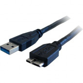 Comprehensive USB 3.0 A Male to Micro B Male Cable 3ft - USB for Keyboard, Scanner, Printer - 3 ft - 1 x Type A Male USB - 1 x Type B Male Micro USB - Shielding - Black - RoHS Compliance USB3-A-MCB-3ST