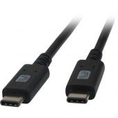 Comprehensive USB 3.1 C Male to C Male Cable 6ft. - USB for Printer, Keyboard, Scanner - 6 ft - 1 x Type C Male - 1 x Type C - Black USB31-CC-6ST