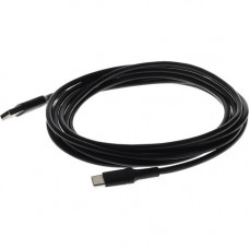 AddOn 3.0m (9.8ft) USB-C Male to USB 2.0 (A) Male Sync and Charge Black Cable - 9.84 ft USB/USB-C Data Transfer Cable for MacBook, Notebook, PC, Mouse, Keyboard, External Hard Drive - First End: 1 x Type A Male USB - Second End: 1 x Type C Male USB - Blac